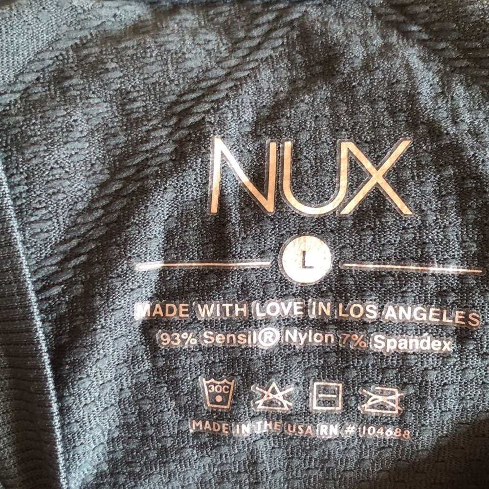NUX workout tee size large NWOT - Picture 6 of 10